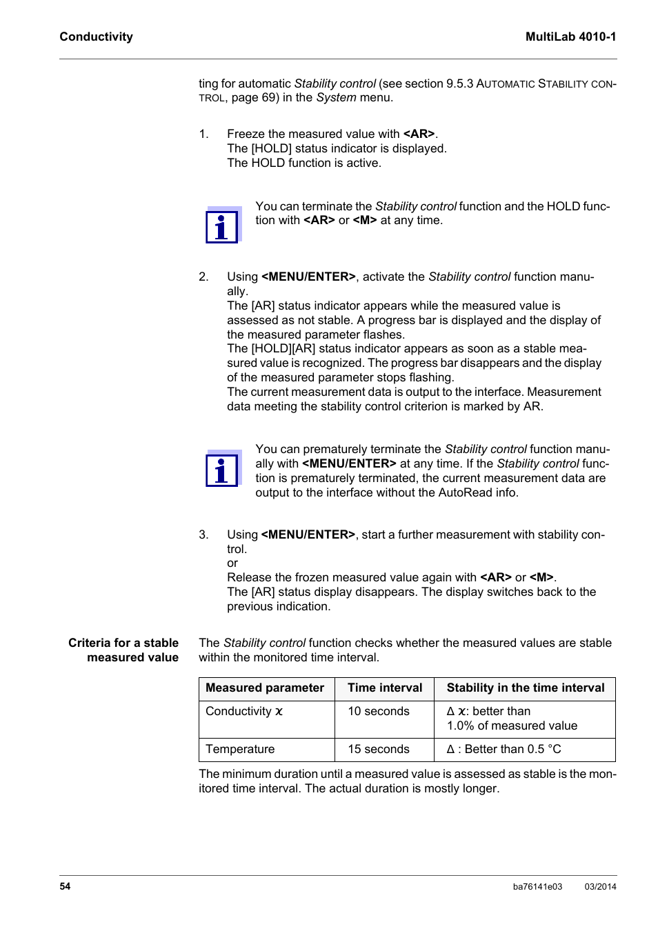 YSI MultiLab 4010P-1 User Manual | Page 54 / 108