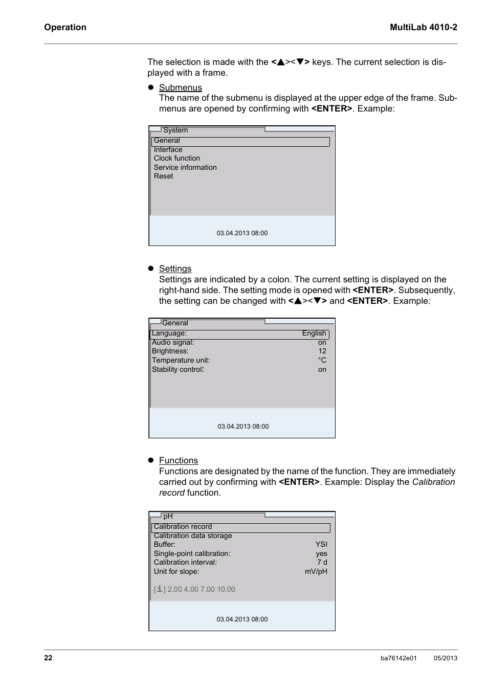 Xylem MultiLab 4010-2 User Manual | Page 22 / 112