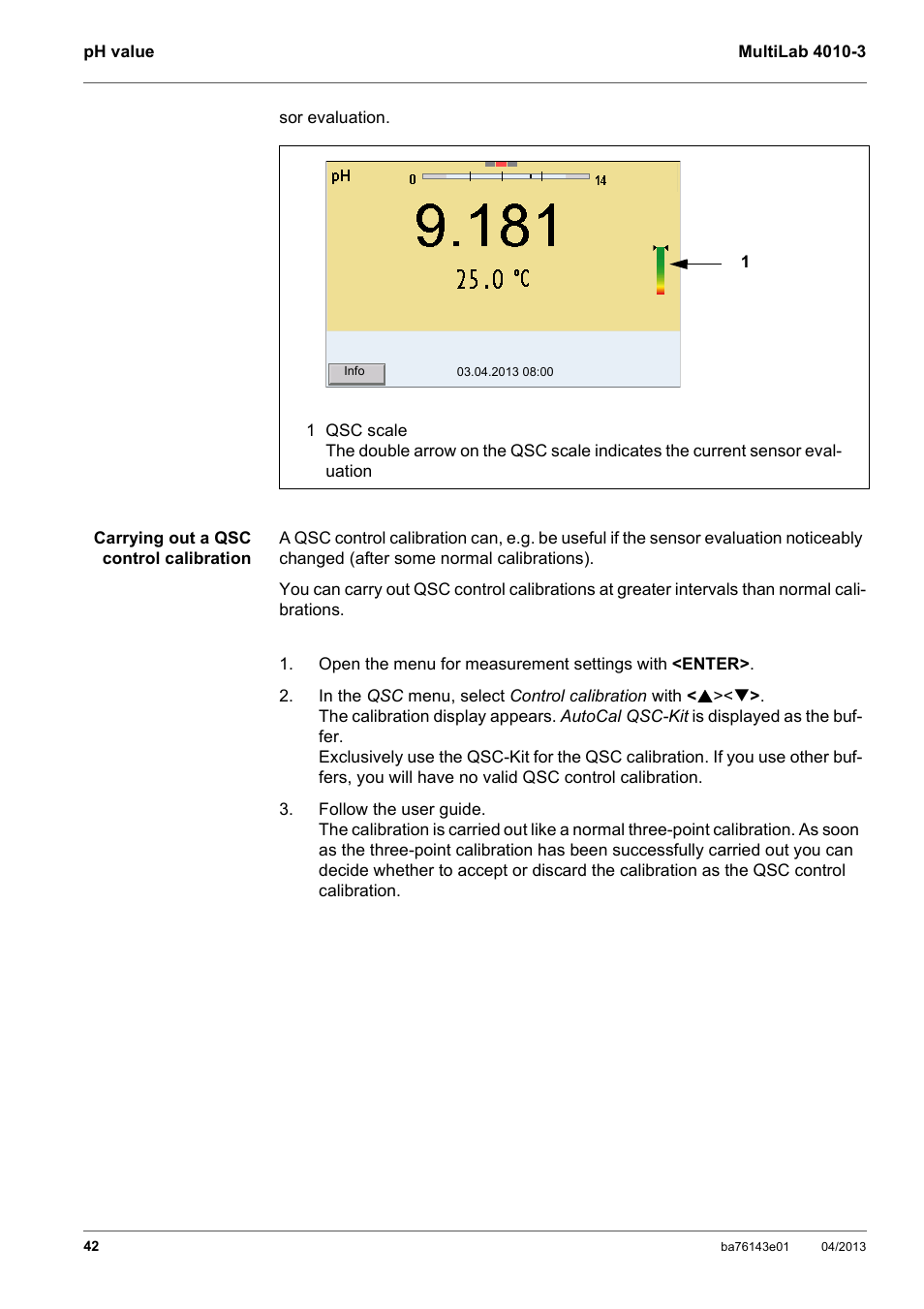 Xylem MultiLab 4010-3 User Manual | Page 42 / 112