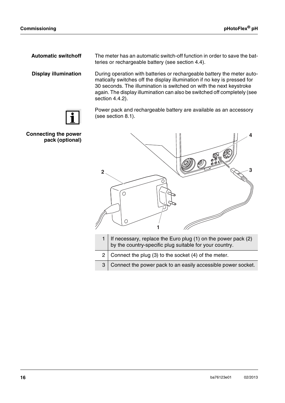 YSI pHotoFlex pH Handheld Colorimeter User Manual | Page 16 / 104