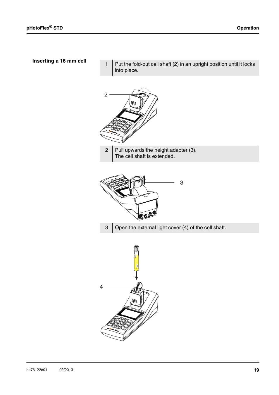 YSI pHotoFlex STD Colorimeter User Manual | Page 19 / 80