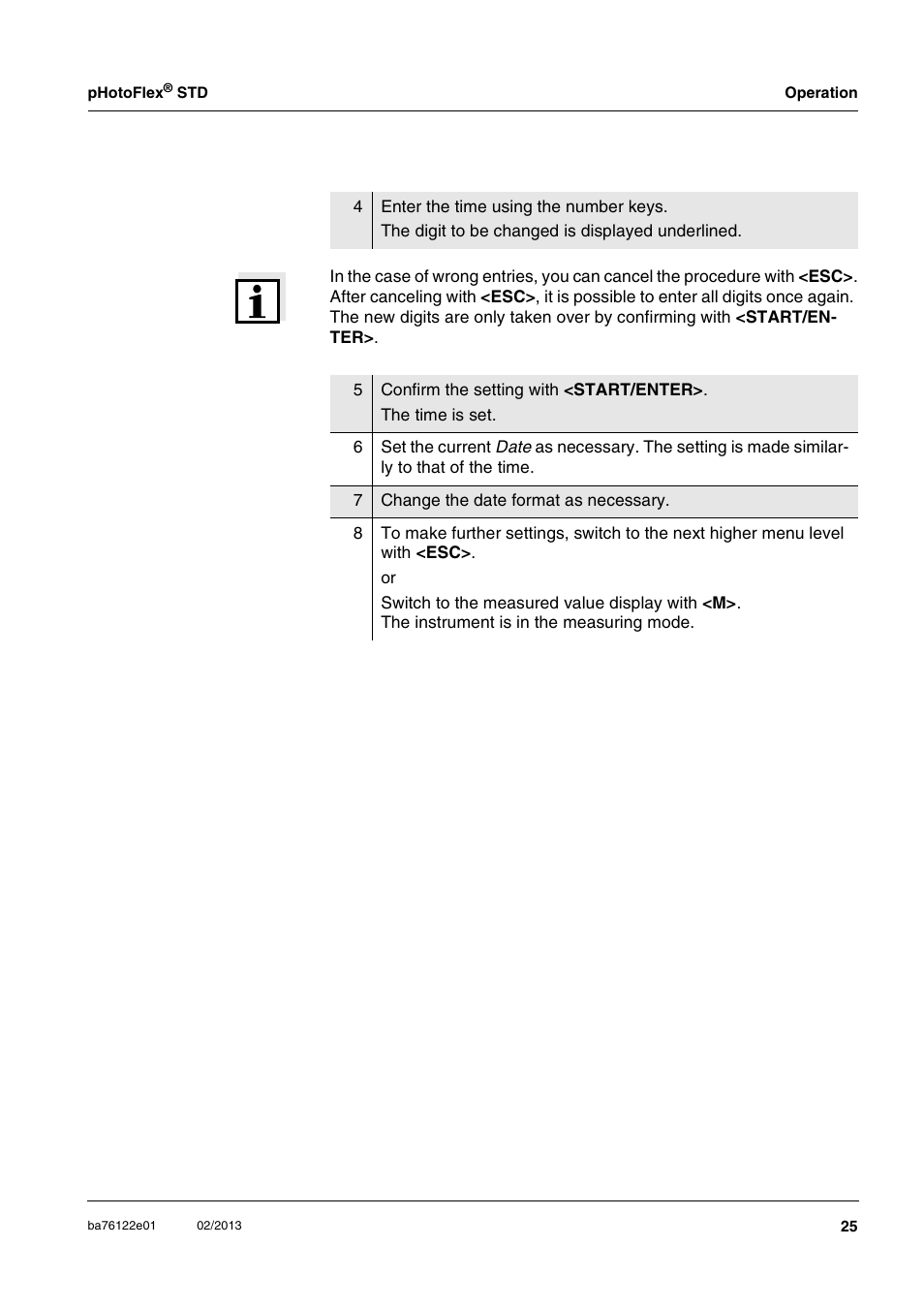 YSI pHotoFlex STD Colorimeter User Manual | Page 25 / 80