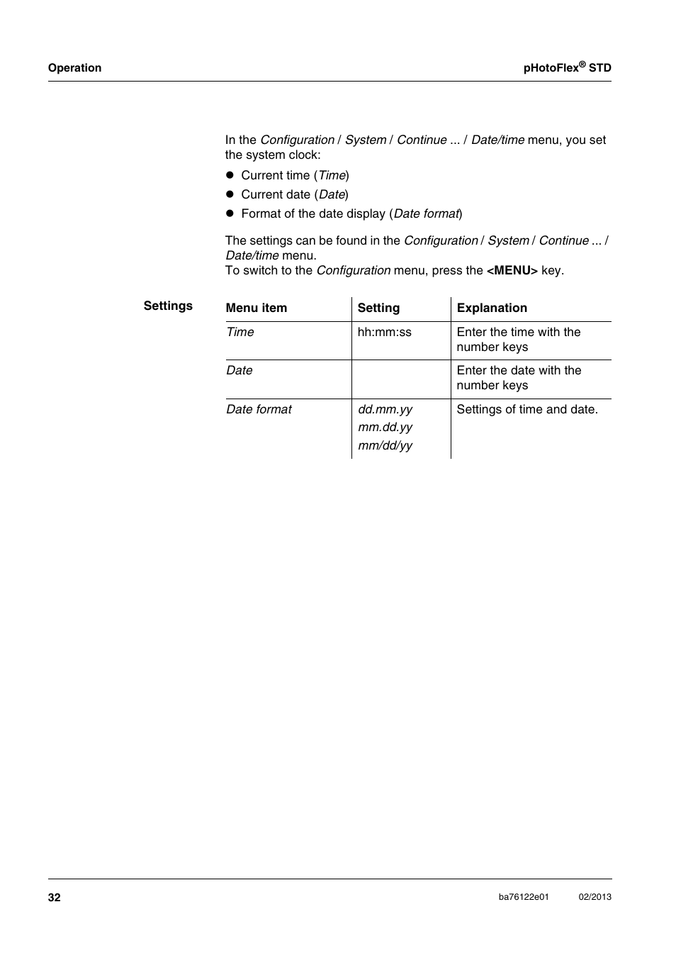 YSI pHotoFlex STD Colorimeter User Manual | Page 32 / 80