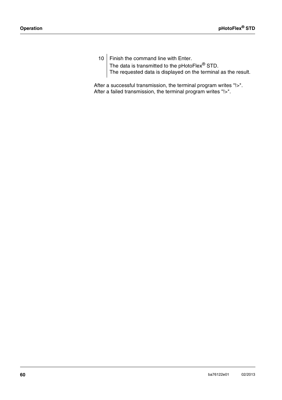 YSI pHotoFlex STD Colorimeter User Manual | Page 60 / 80