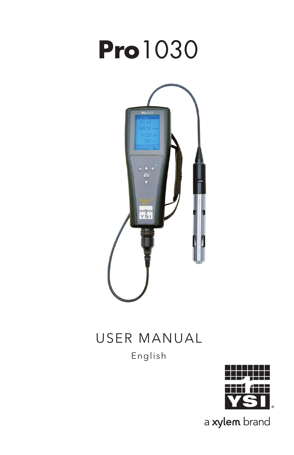 YSI Pro1030 User Manual | 21 pages