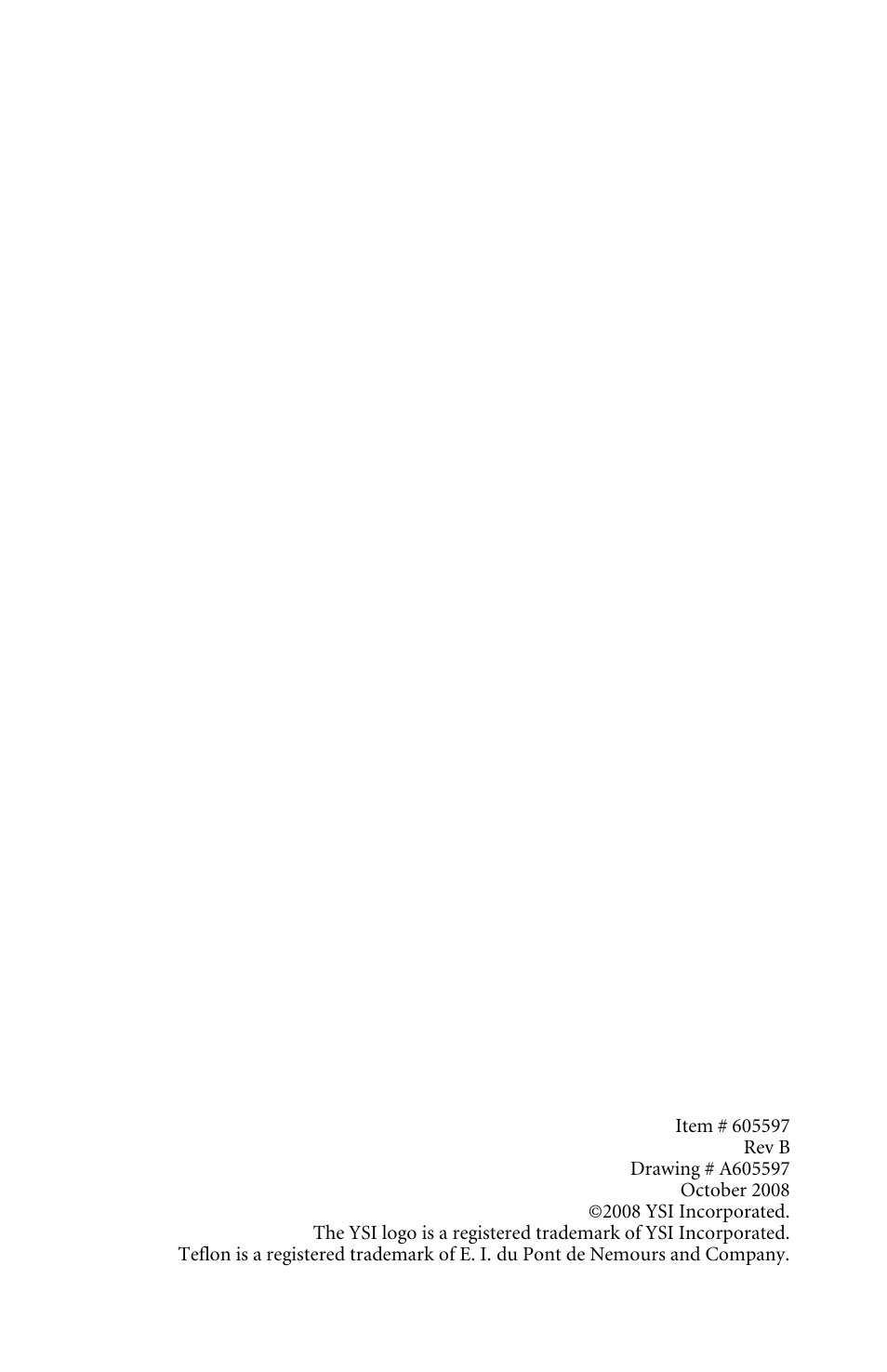 YSI Pro20 User Manual | Page 2 / 43