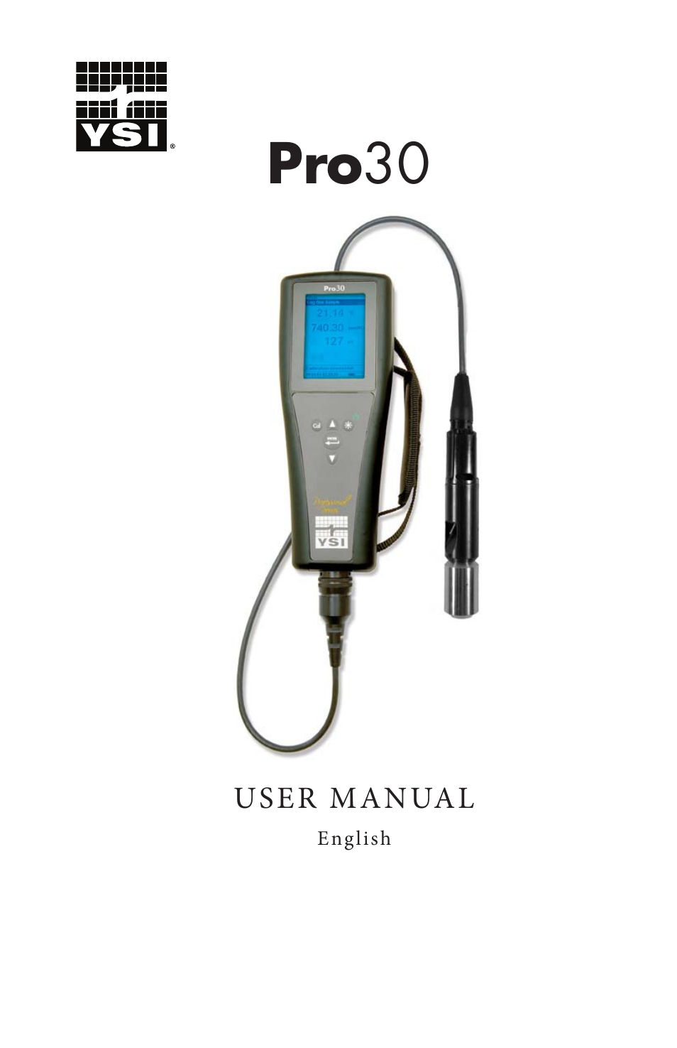 YSI Pro30 User Manual | 17 pages