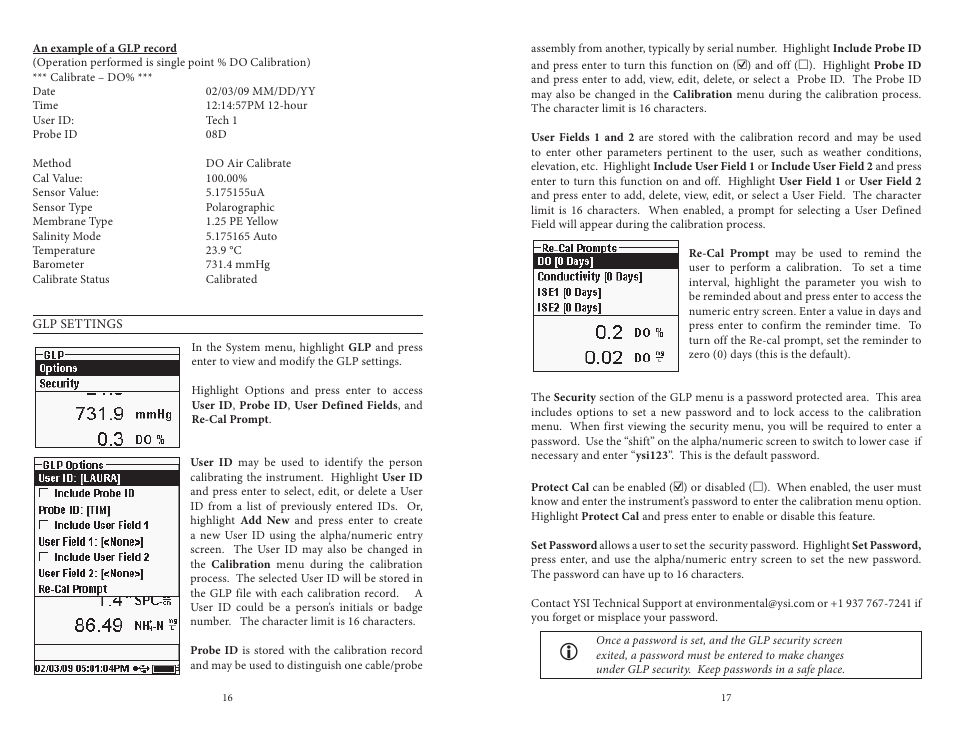 YSI Professional Plus User Manual | Page 13 / 45