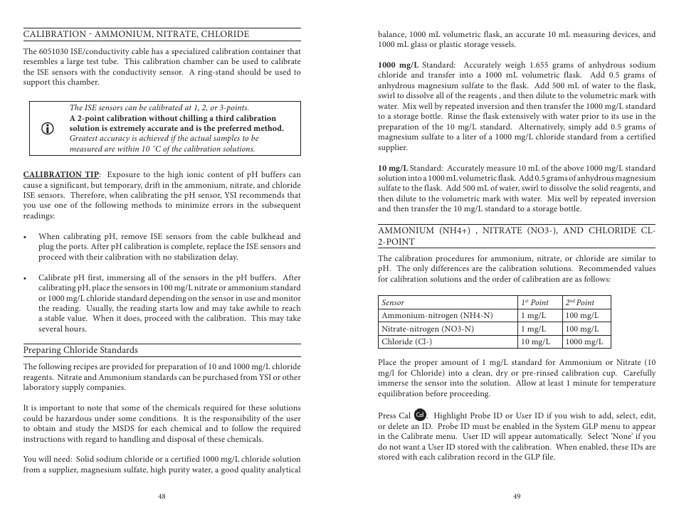 YSI Professional Plus User Manual | Page 29 / 45