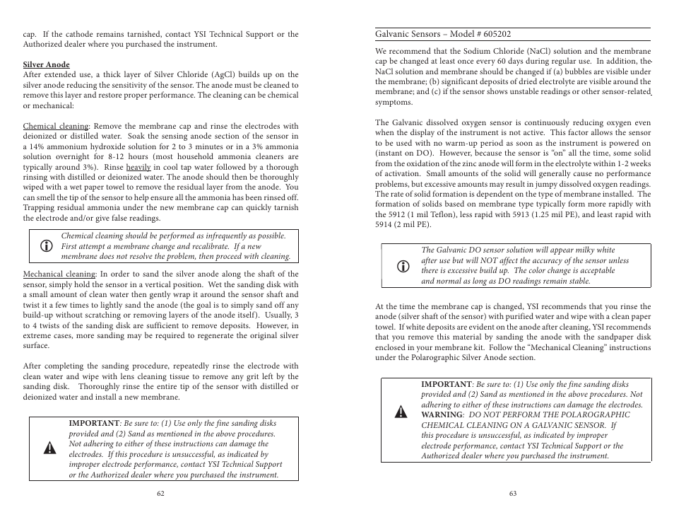 YSI Professional Plus User Manual | Page 36 / 45