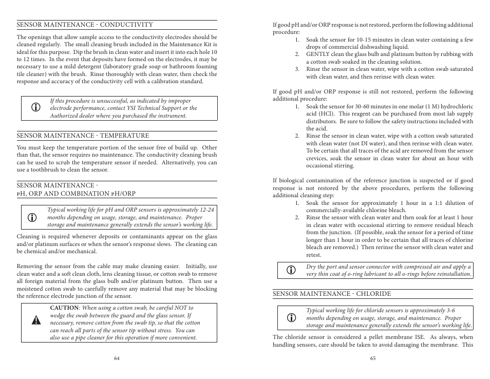 YSI Professional Plus User Manual | Page 37 / 45