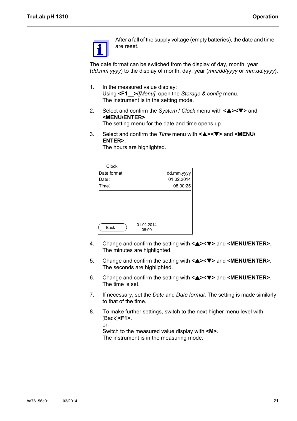 YSI TruLab 1310P User Manual | Page 21 / 74