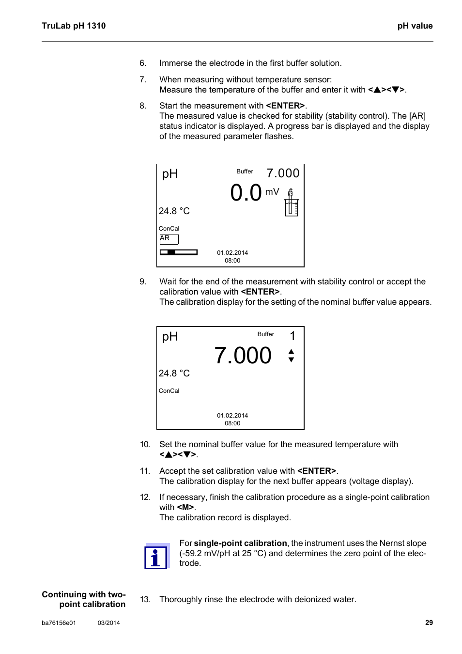 YSI TruLab 1310P User Manual | Page 29 / 74