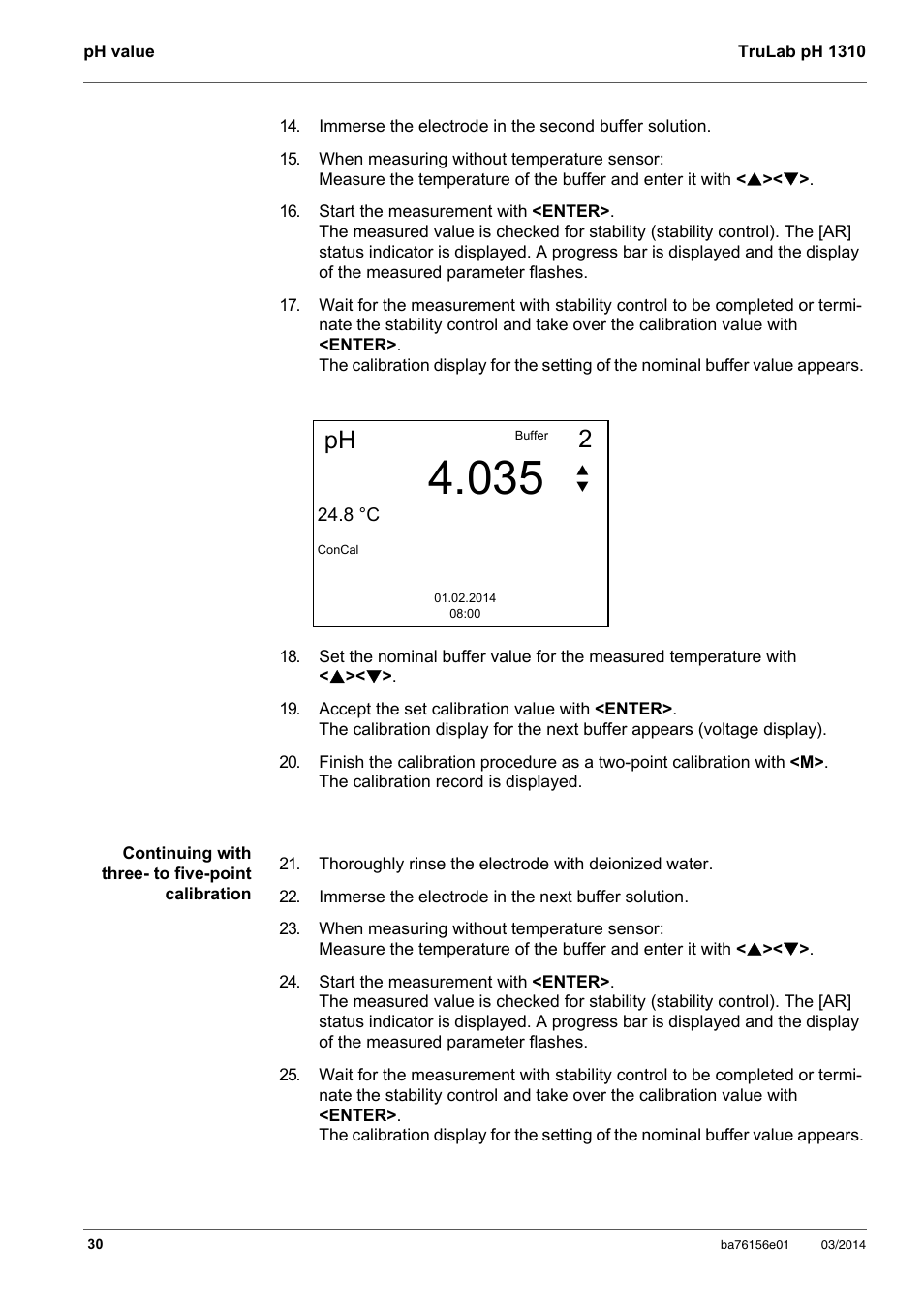 YSI TruLab 1310P User Manual | Page 30 / 74