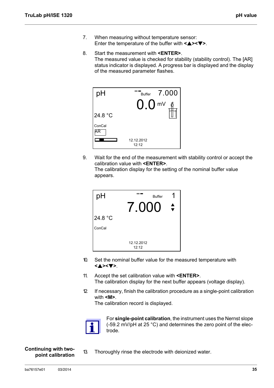 YSI TruLab 1320P User Manual | Page 35 / 106
