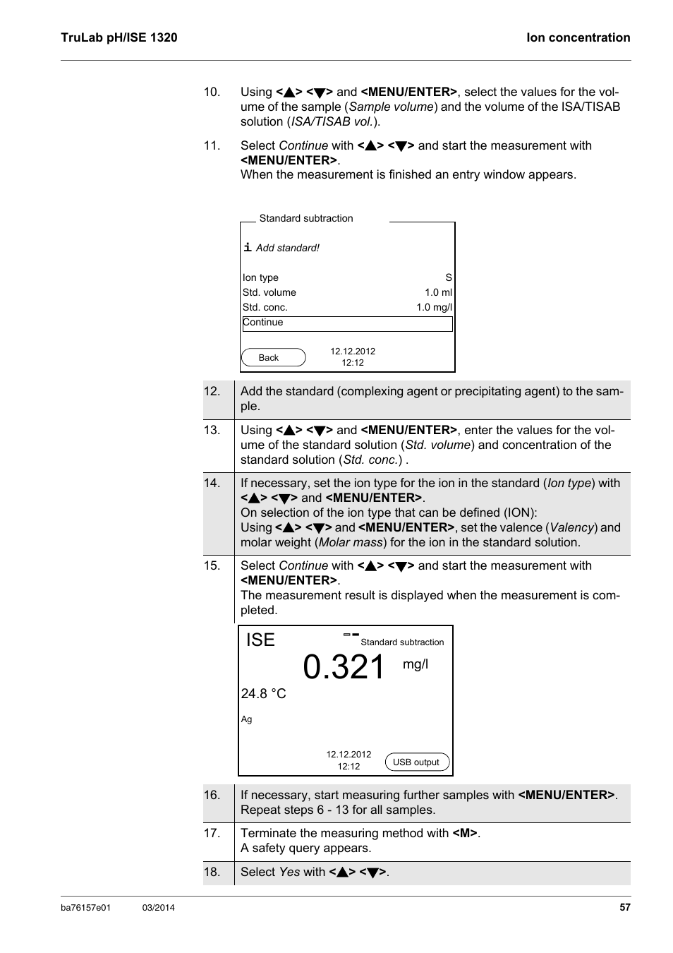 YSI TruLab 1320P User Manual | Page 57 / 106