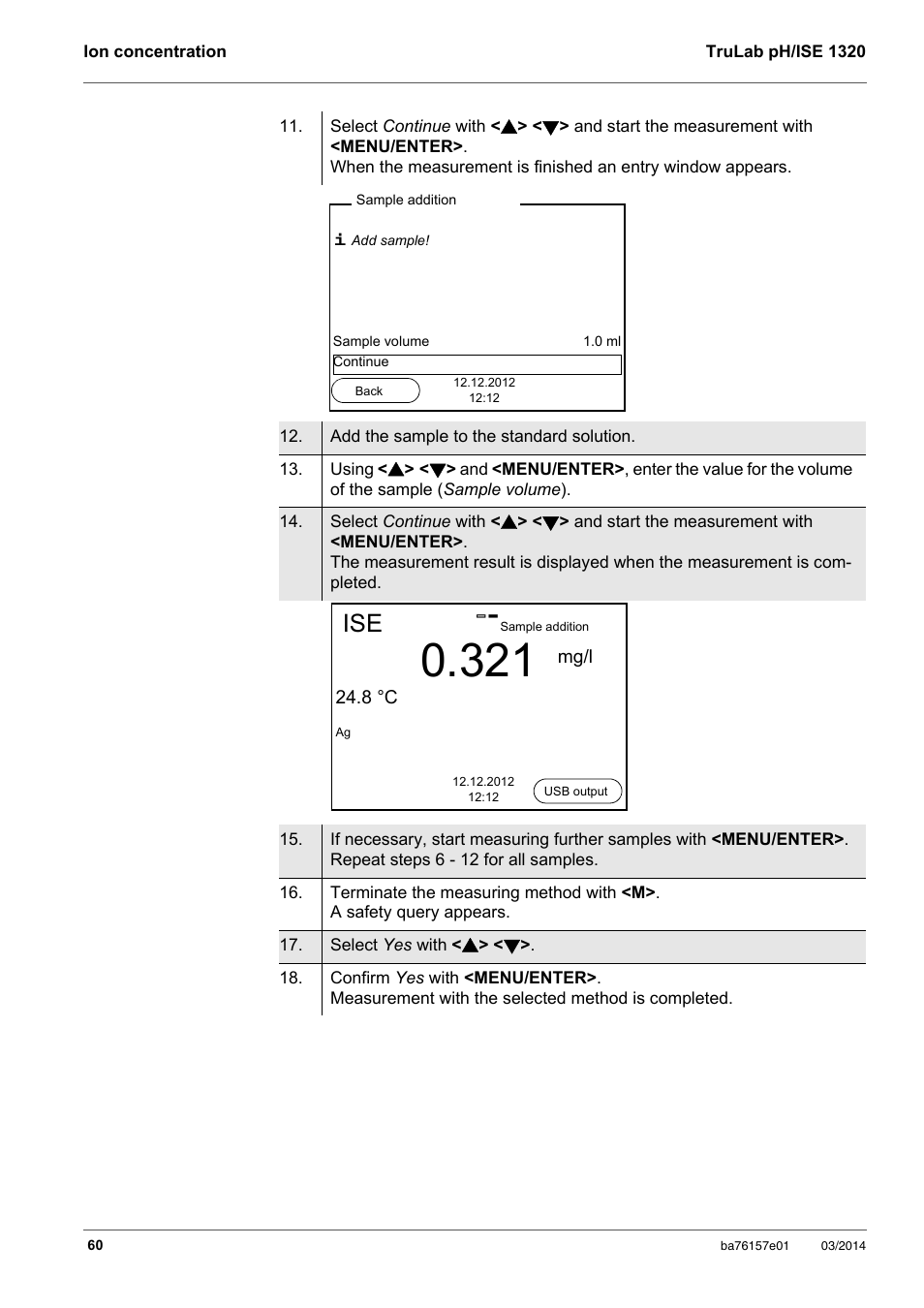 YSI TruLab 1320P User Manual | Page 60 / 106