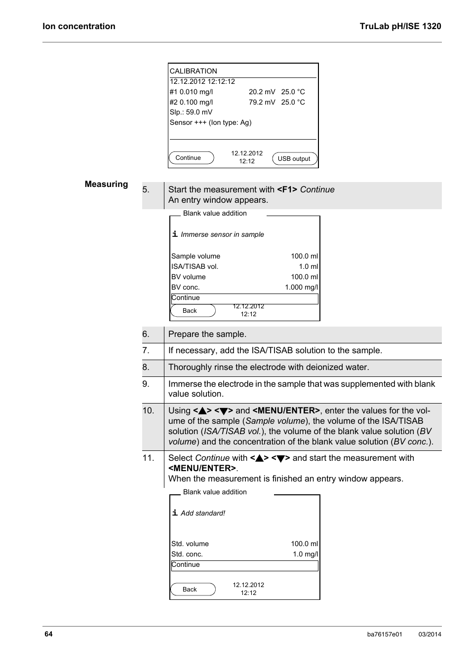 YSI TruLab 1320P User Manual | Page 64 / 106