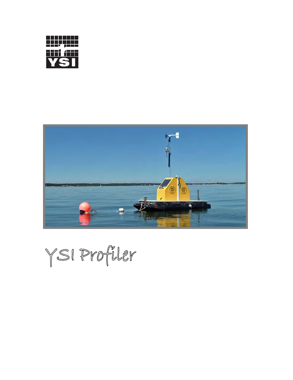 YSI Vertical Profiler Systems User Manual | 117 pages