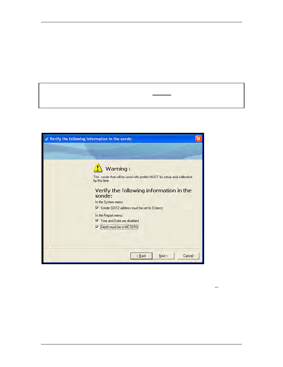 YSI Vertical Profiler Systems User Manual | Page 23 / 117