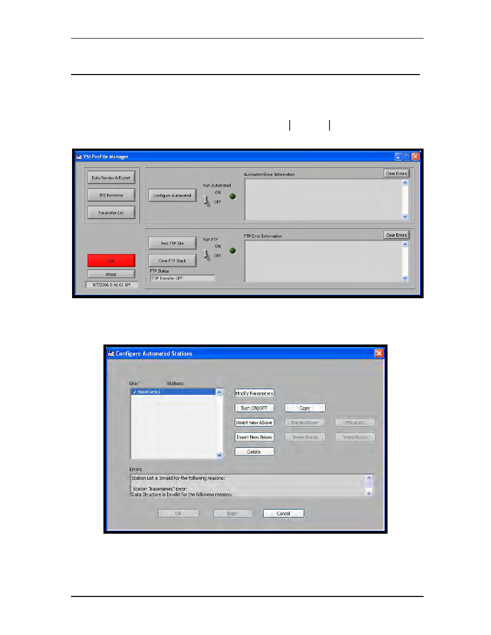 4 automation setup | YSI Vertical Profiler Systems User Manual | Page 87 / 117