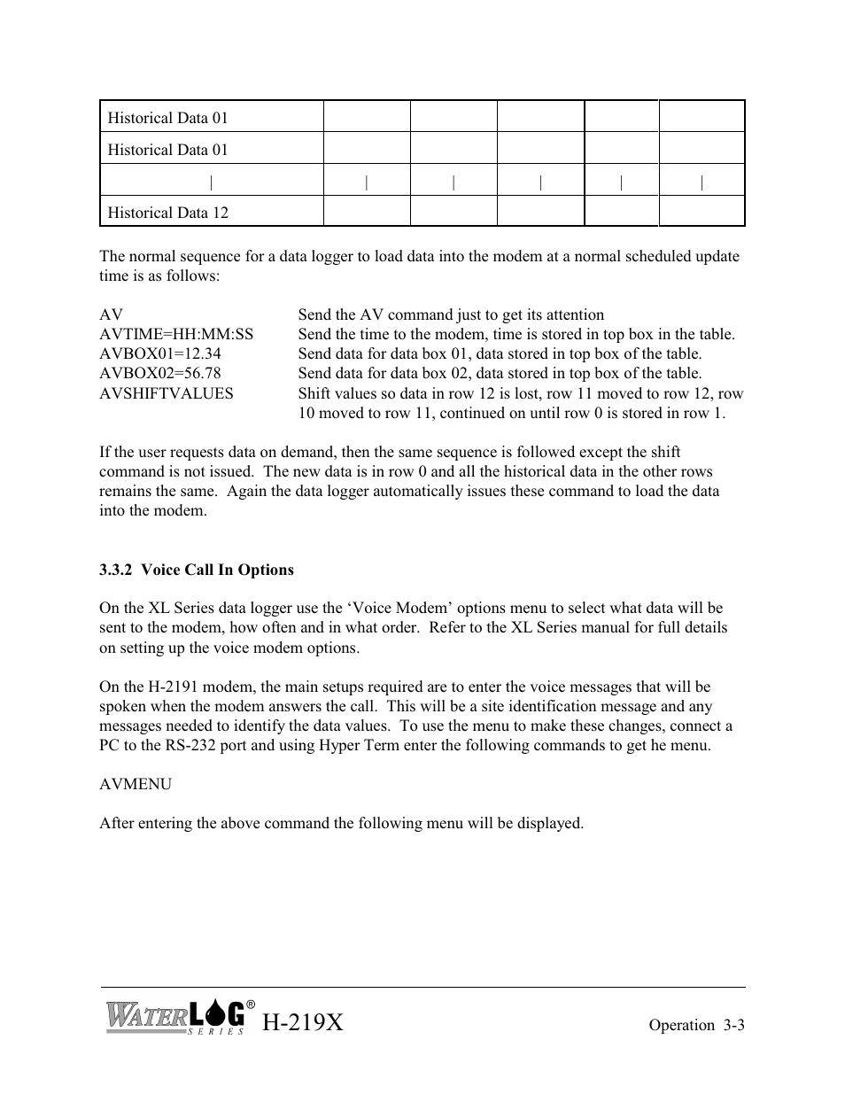 H-219x | Xylem H-2192 User Manual | Page 19 / 57