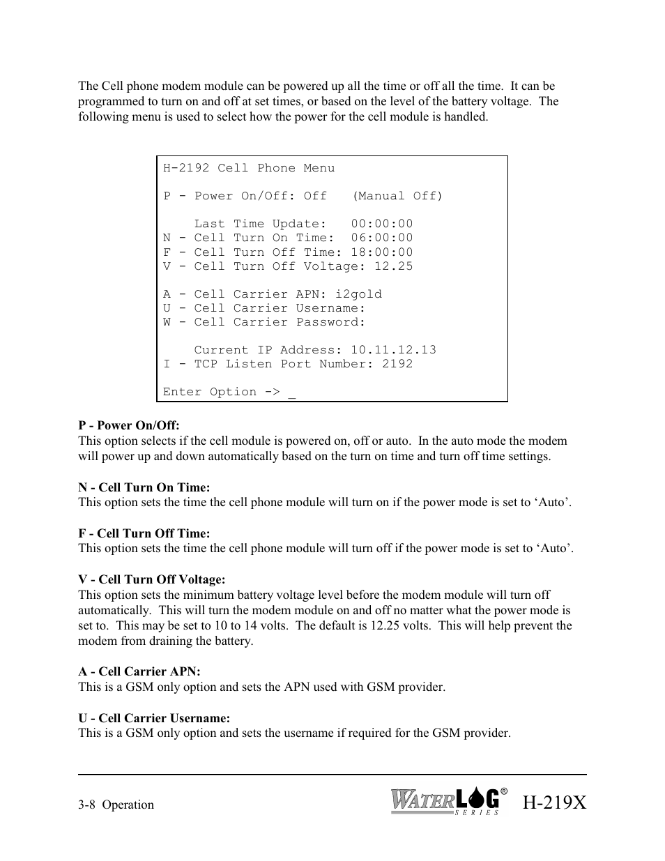 H-219x | Xylem H-2192 User Manual | Page 24 / 57