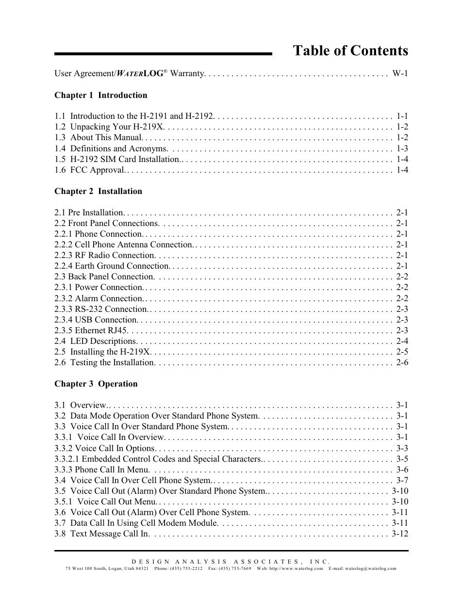 Xylem H-2192 User Manual | Page 3 / 57