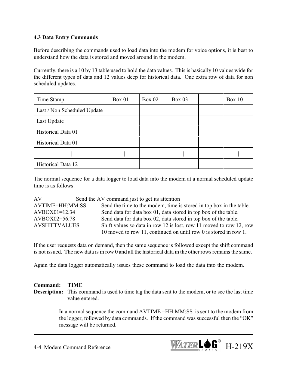 H-219x | Xylem H-2192 User Manual | Page 34 / 57