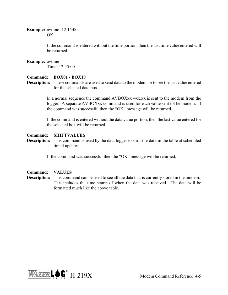 H-219x | Xylem H-2192 User Manual | Page 35 / 57