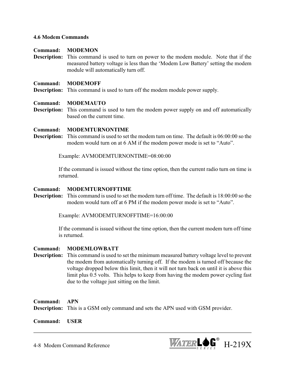 H-219x | Xylem H-2192 User Manual | Page 38 / 57