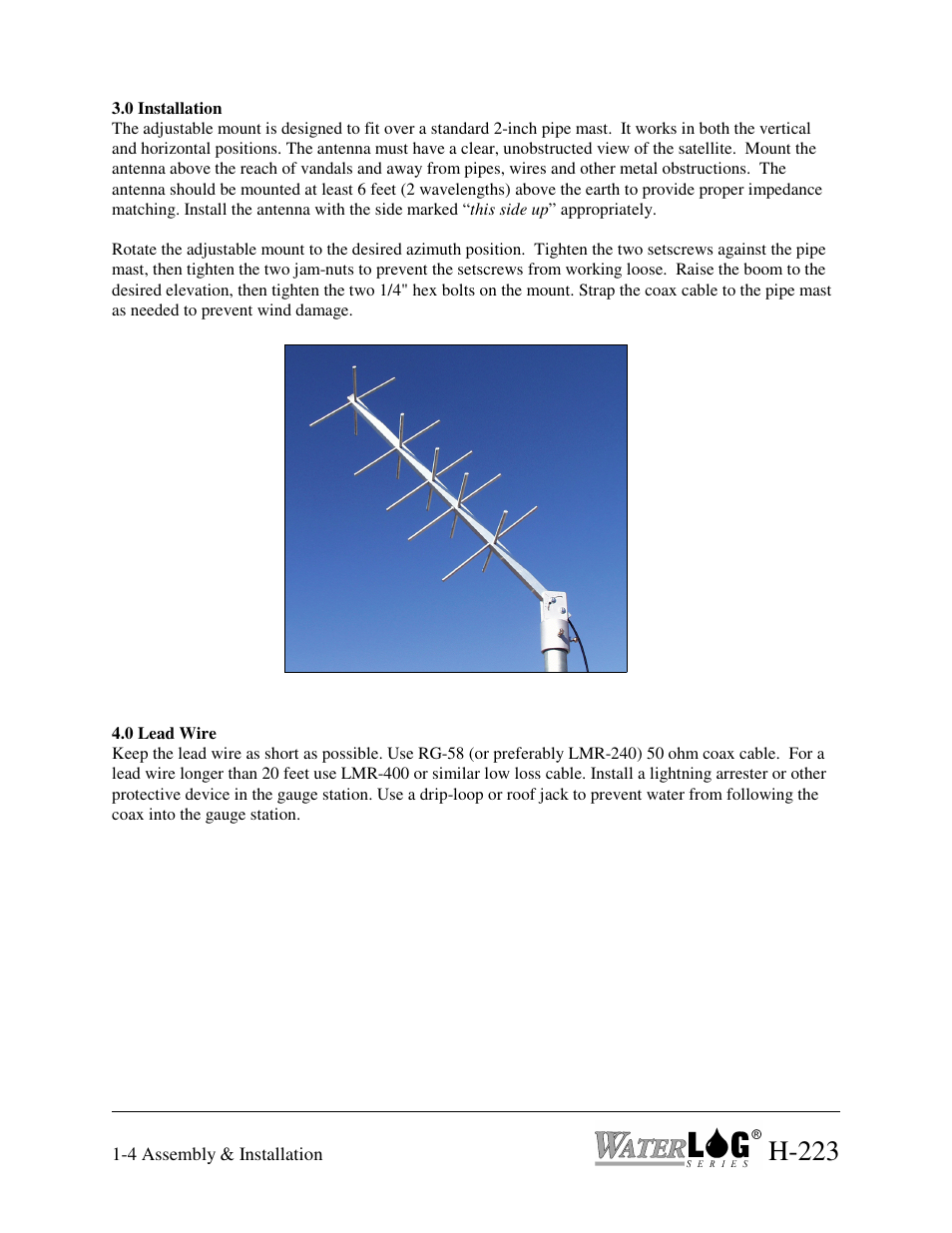 H-223 | Xylem H-223 User Manual | Page 8 / 9