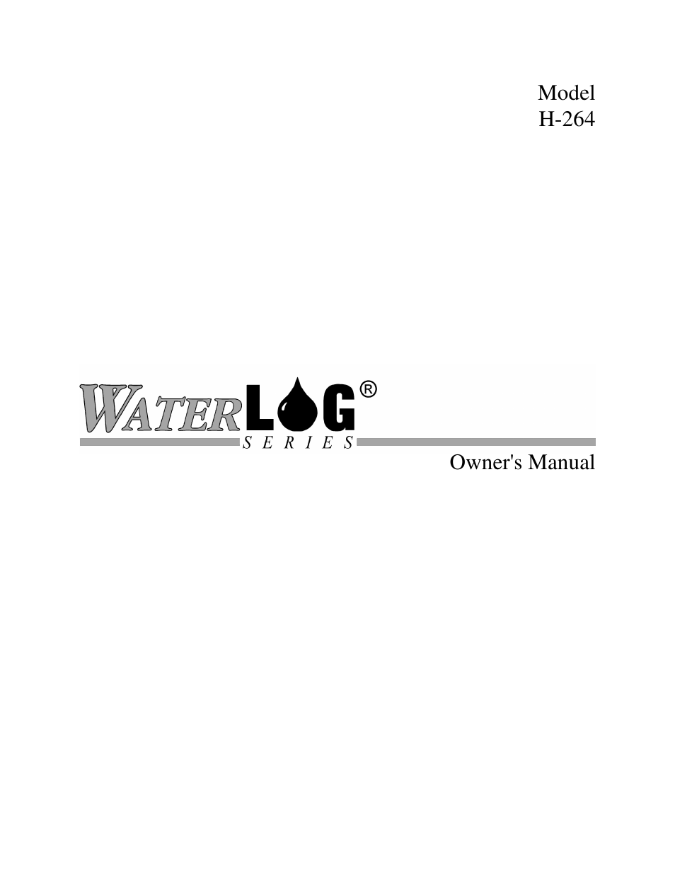 Xylem H-264 User Manual | 16 pages