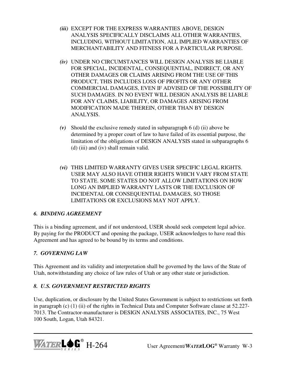 H-264 | Xylem H-264 User Manual | Page 5 / 16