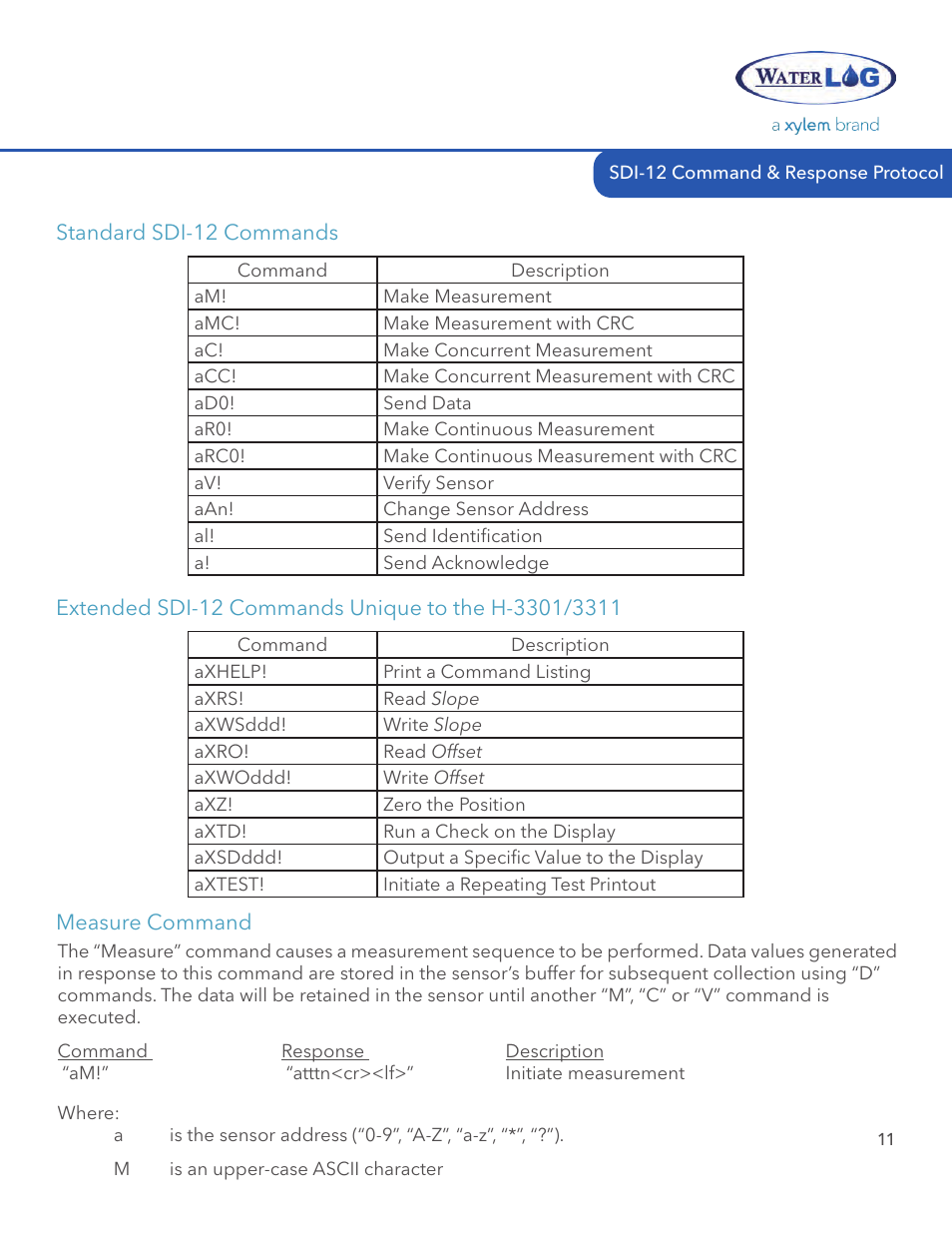 Xylem H-3311 User Manual | Page 13 / 24