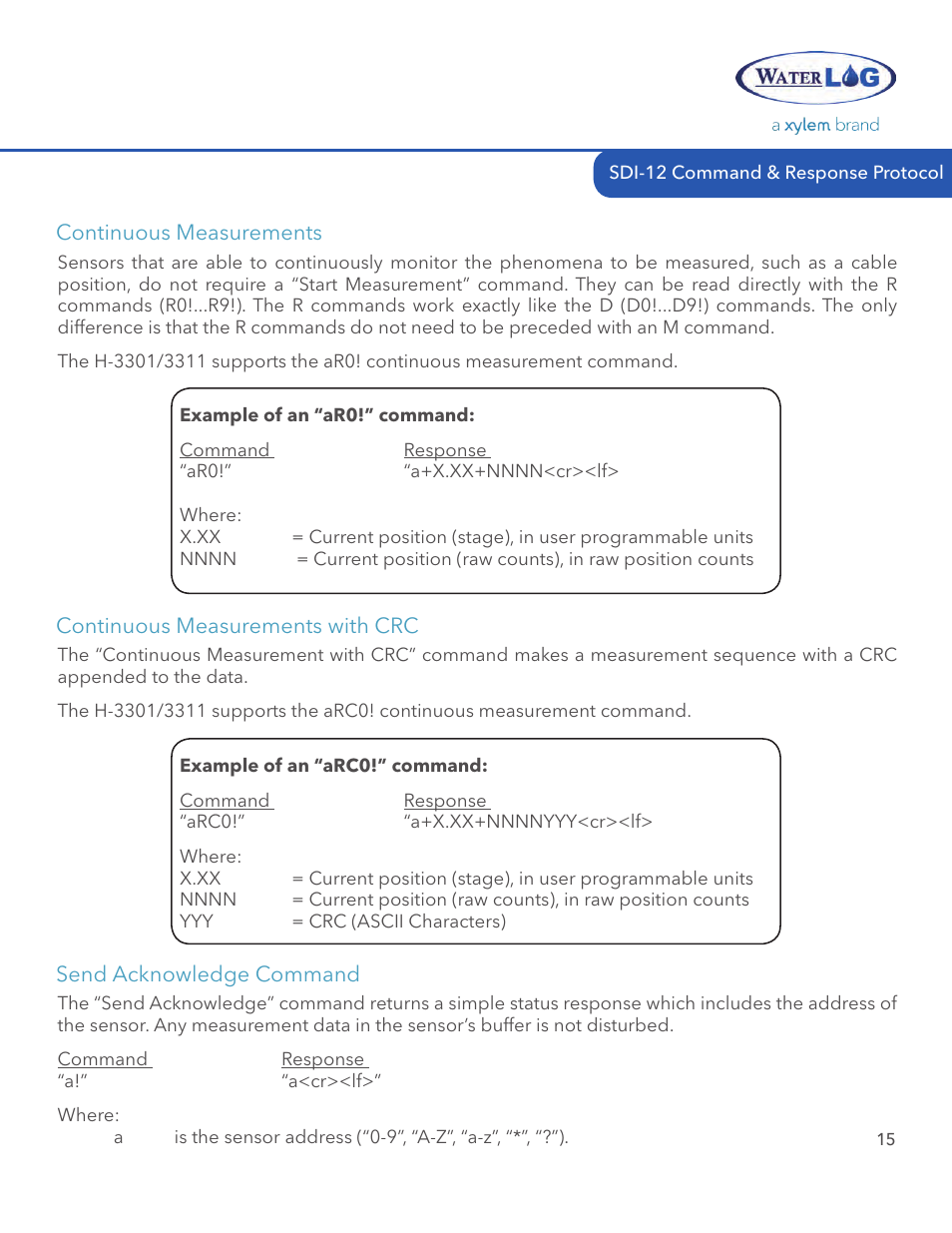 Xylem H-3311 User Manual | Page 17 / 24