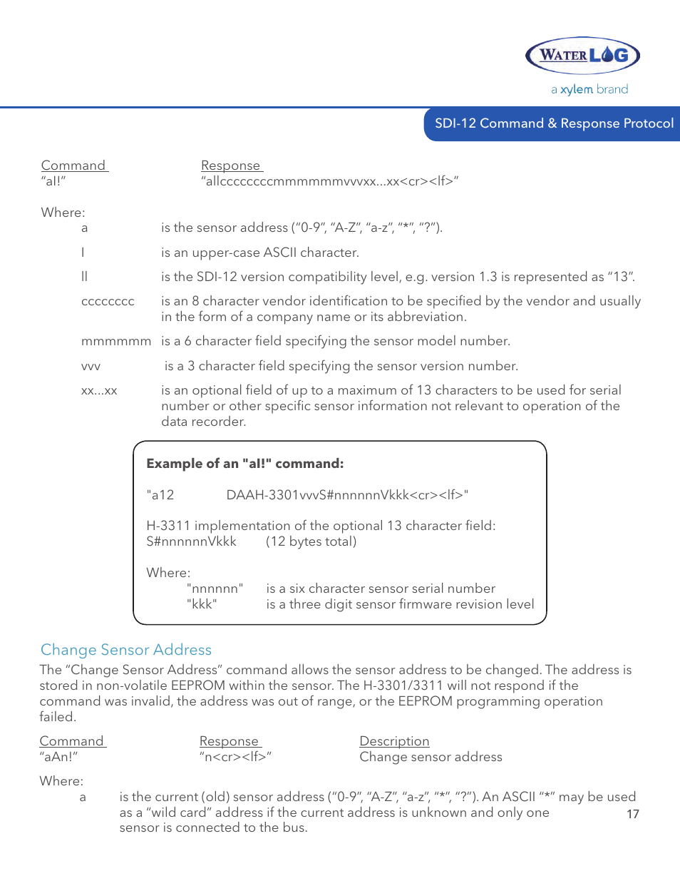 Xylem H-3311 User Manual | Page 19 / 24