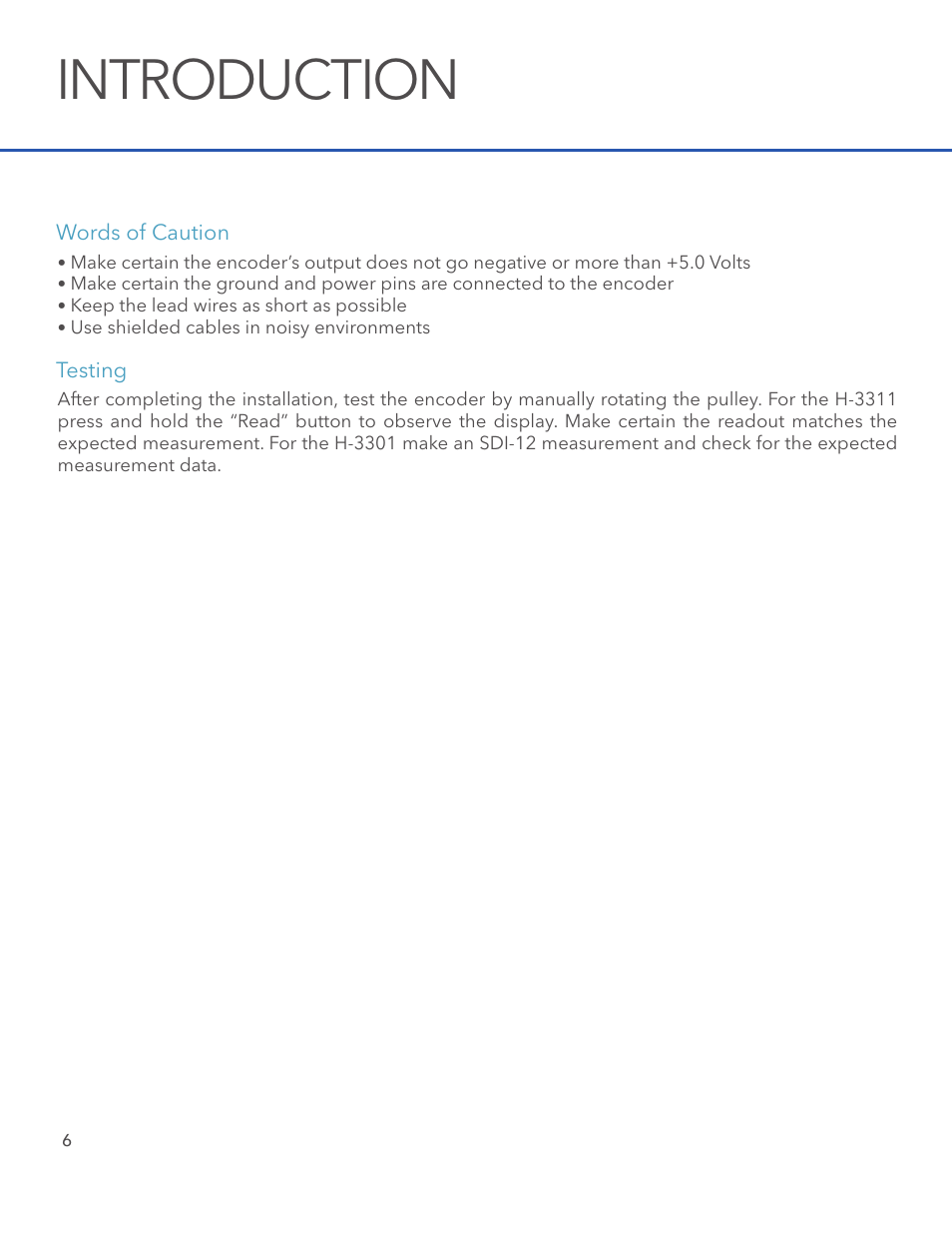 Introduction | Xylem H-3311 User Manual | Page 8 / 24