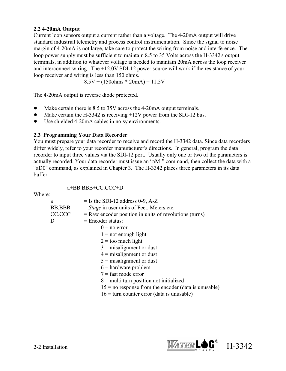 H-3342 | Xylem H-3342 User Manual | Page 10 / 30