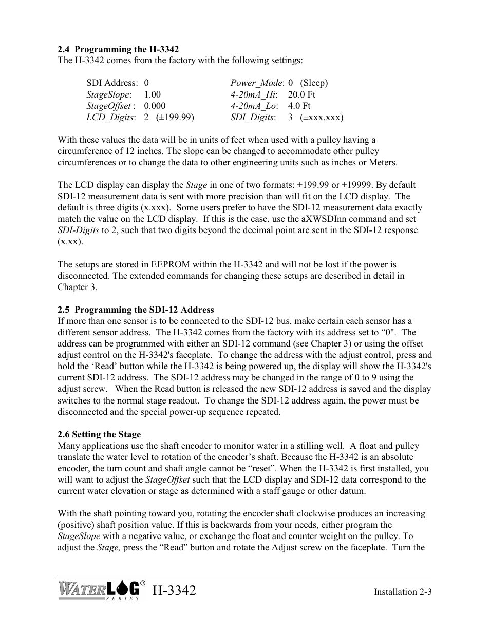 H-3342 | Xylem H-3342 User Manual | Page 11 / 30