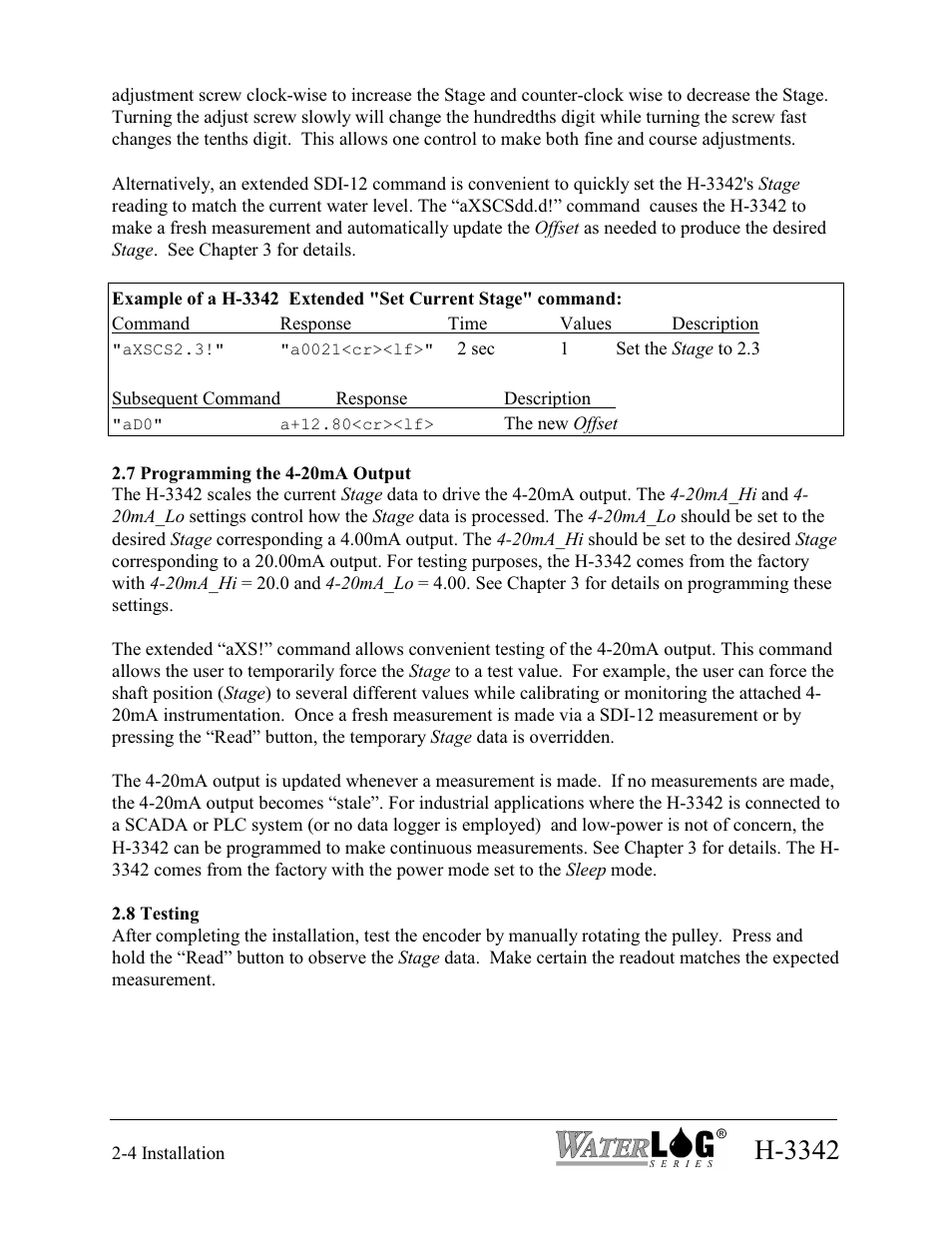 H-3342 | Xylem H-3342 User Manual | Page 12 / 30