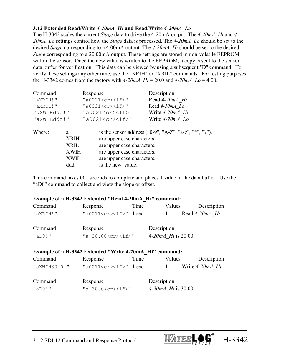 H-3342 | Xylem H-3342 User Manual | Page 24 / 30