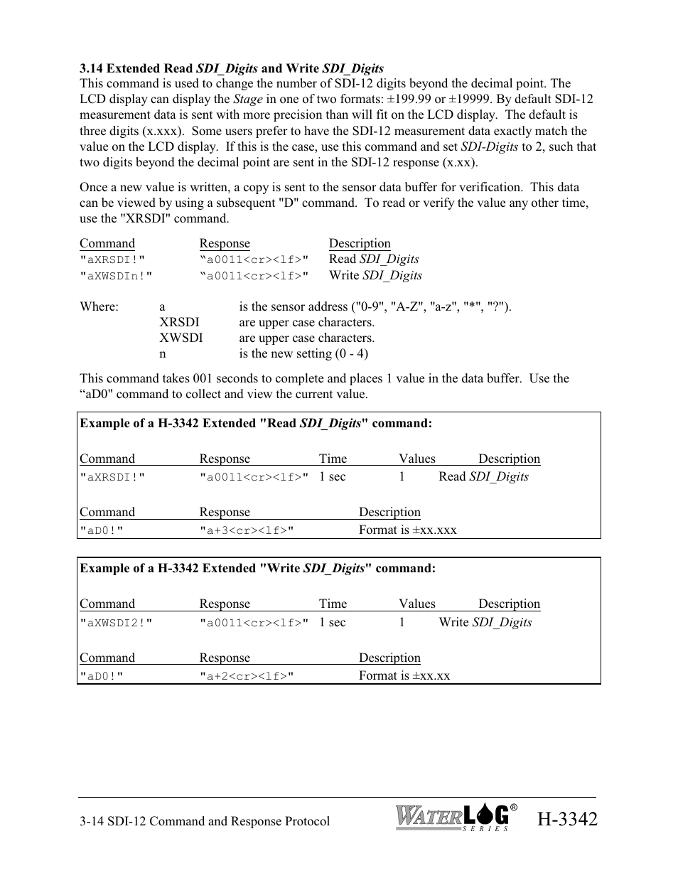 H-3342 | Xylem H-3342 User Manual | Page 26 / 30