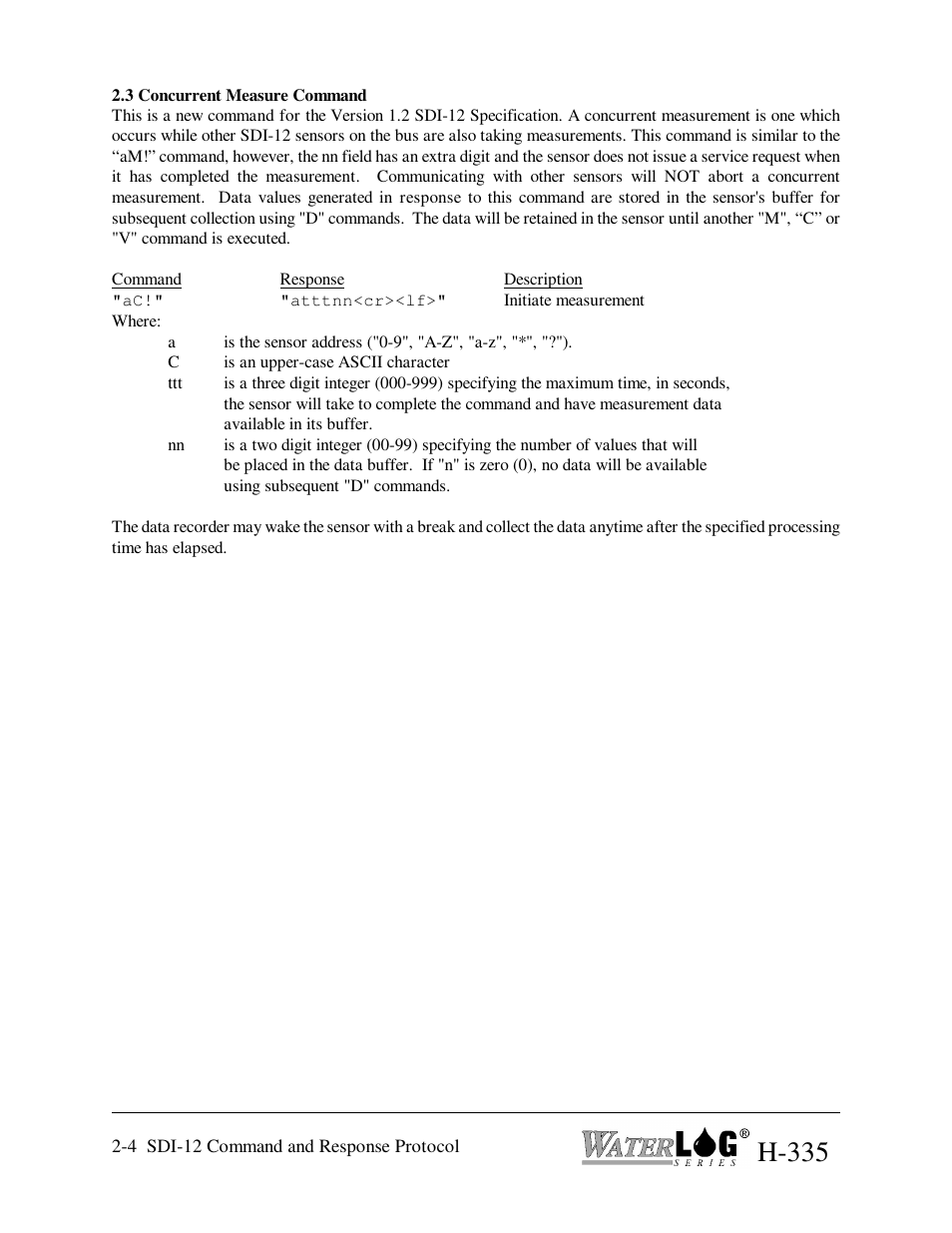 H-335 | Xylem H-335 User Manual | Page 20 / 32