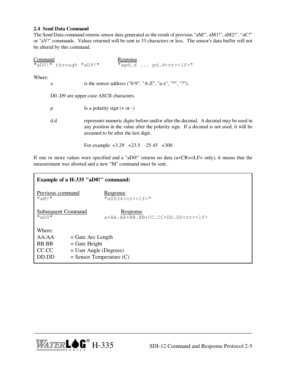 H-335 | Xylem H-335 User Manual | Page 21 / 32