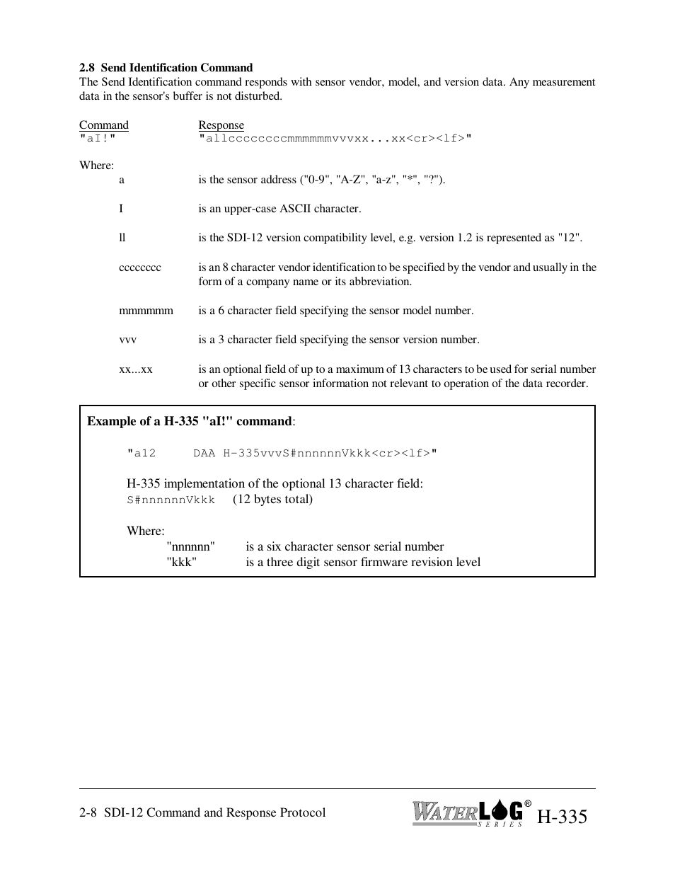H-335 | Xylem H-335 User Manual | Page 24 / 32