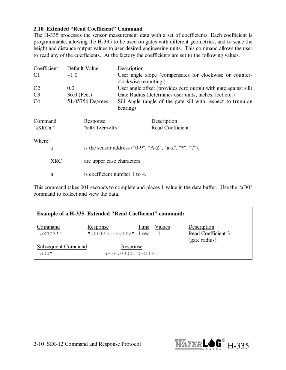 H-335 | Xylem H-335 User Manual | Page 26 / 32