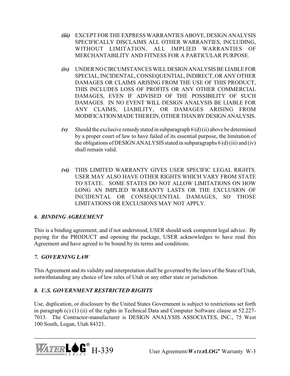 H-339 | Xylem H-339 User Manual | Page 5 / 21