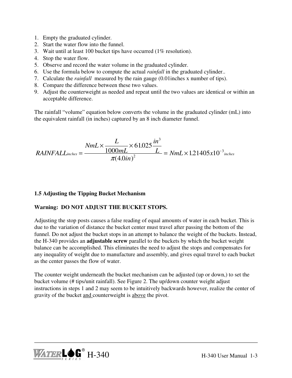 H-340 | Xylem H-340 User Manual | Page 9 / 12