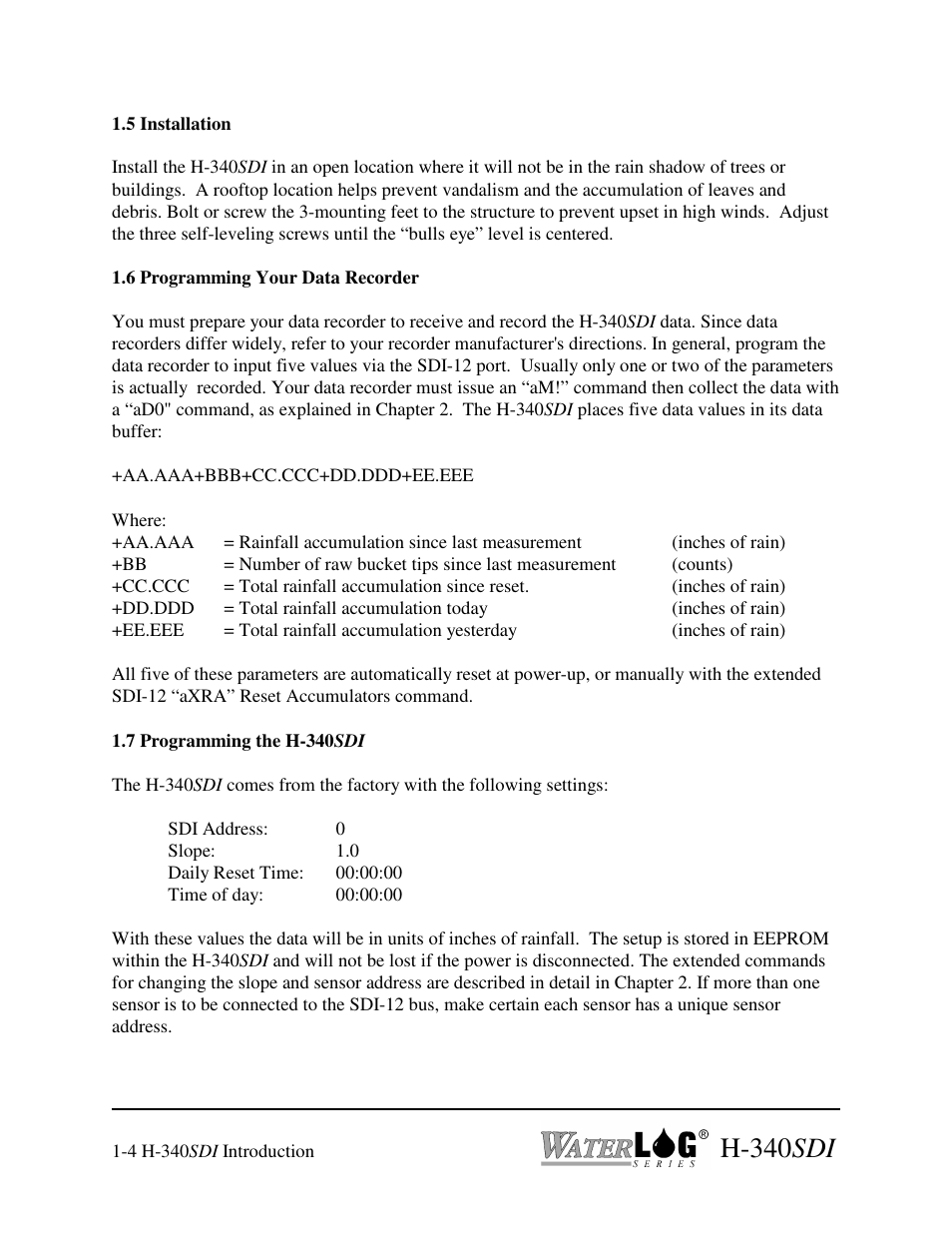 H-340 sdi | Xylem H-340SDI User Manual | Page 10 / 32